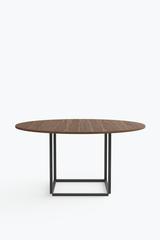 Table de diner Florence — Walnut w. Black Frame