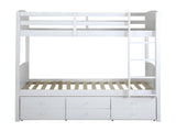 Lits superposés Anchise II pin blanc