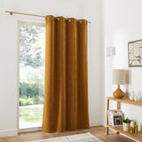 Rideau œillets CALDA — Chenille aspect velours