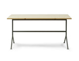 Bureau Kip Acier gris — Pin