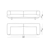 Canapé 3 places Alchemist — Decoma Sable