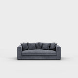 Canapé Bellechasse light — Velours brut Anthracite