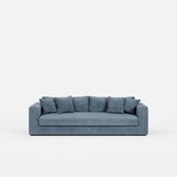Canapé Bellechasse light — Velours strié Denim