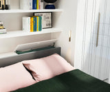 Armoire-lit PENELOPE DESK fermée intégrée en tête de lit