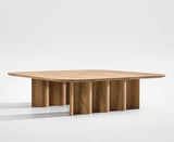 Table basse Curtain Couch (carré) — Chêne