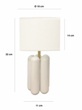 La petite Lampe Charlotte — Blanc Crème