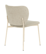 Chaise de diner Eve métal sable — Cube natural 01