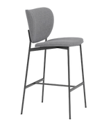 Chaise de bar Eve — Sydney light grey 91