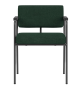 Chaise de diner Monday avec accoudoirs métal noir — Cube green 58