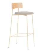 Chaise de bar Friday métal sable — Sydney beige 22