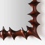 Brutalist Miroir Small Natural Wood