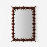 Brutalist Miroir Small Natural Wood