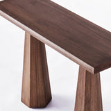 Hexagon Console Stained Ash