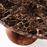 Sphere Round Table basse Emperador