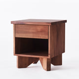 V Table de nuit Walnut