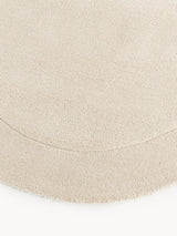 Tapis KADEY — Beige clair, forme organique tufté main (200x300cm)