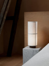 Lampe à poser HASHIRA — Lin (Ø18cm, H50cm)