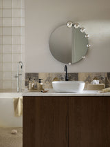 Miroir mural rond Polaris, ambiance