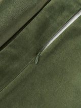 Housse de coussin GIORGIO — Vert & blanc cassé (60x40cm)