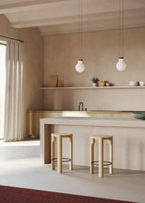 Tabouret de bar Domus — Chêne naturel