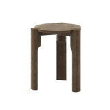 Tabouret Domus — Frêne fumé