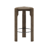 Tabouret de bar Domus — Frêne fumé