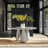 Round Table de diner Grey