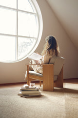 Fauteuil Block - chêne — Grain 61247