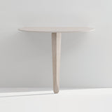 Console Kuyu (symétrique) — Chêne teinté craie