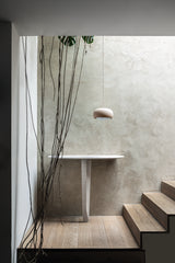 Console Kuyu (symétrique) — Chêne teinté craie