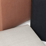 Box Curved small — Marron