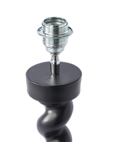 Pied de lampe Twister — Noir