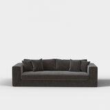 Canapé Bellechasse — Velours gratté Anthracite