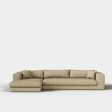 Canapé d'angle Bellechasse — Laine feutrée Natural