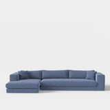 Canapé d'angle Bellechasse — Velours brut Niagara