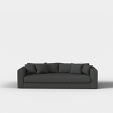 Canapé Bellechasse light — Laine feutrée Middengrijs