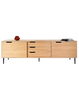 Buffet Noble 200cm — Chêne plaqué
