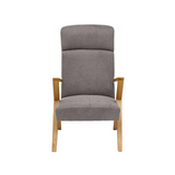 Fauteuil Retrostar Lounge - Basic Line — Natural & Grey