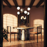 Round Table de diner Grey