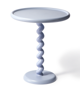 Table d'appoint Twister — Bleu clair