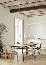 Chaise Terra — Métal & Chêne fumé