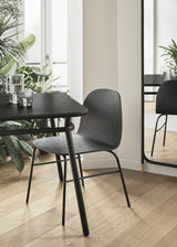 Chaise Terra — Métal & Chêne noir