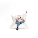 Pouf d'intérieur — Écru