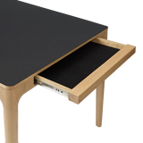 Table de diner Heart & Soul — Oak / obsidian black