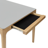 Table de diner Heart & Soul — Oak / cloud grey