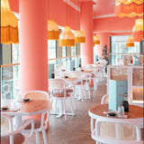 Chaise Luc — paris pink, beech 056-0 structure