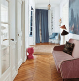 Tabouret Folk — black lacquered mdf