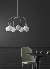 Suspension WATERFALL — Beige, opal glass