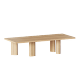 Table basse Galta forte rectangle — Chêne naturel