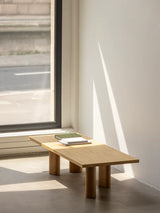 Table basse Galta forte rectangle — Chêne naturel